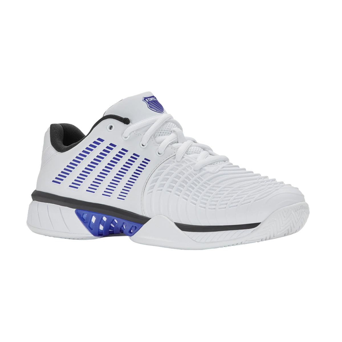 K-Swiss Express Light 3 Mens Tennis Shoes | White/Blue/Black - K-SWISS
