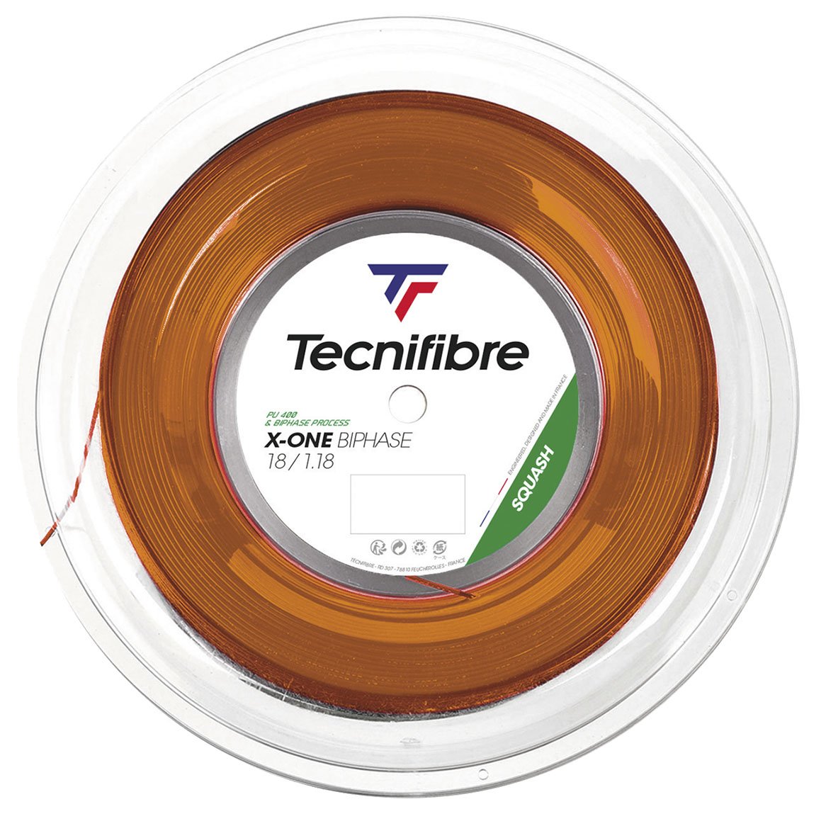 Tecnifibre X-One Biphase Squash String - 200m Reel - Tecnifibre