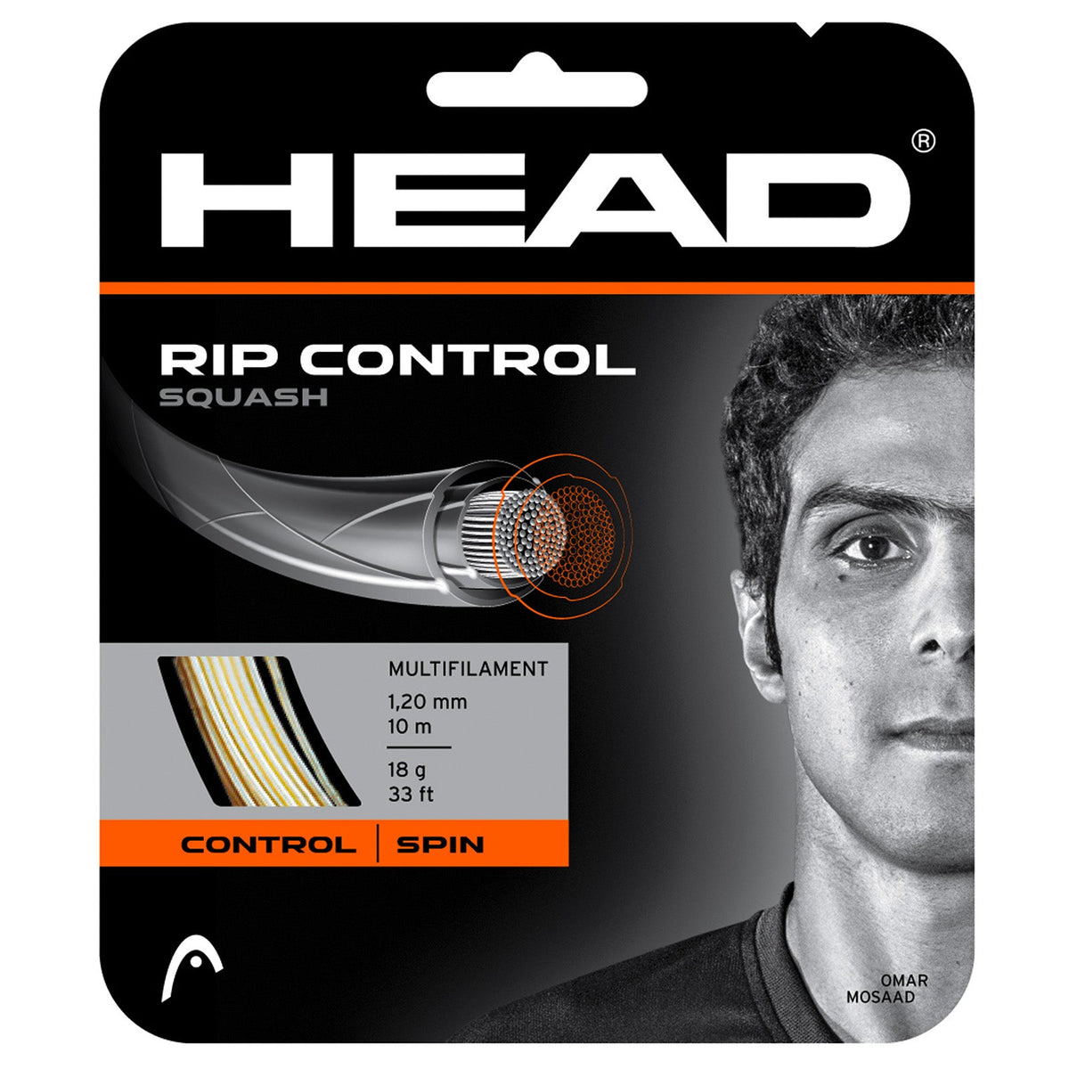 Head RIP Control Squash String Set - Head