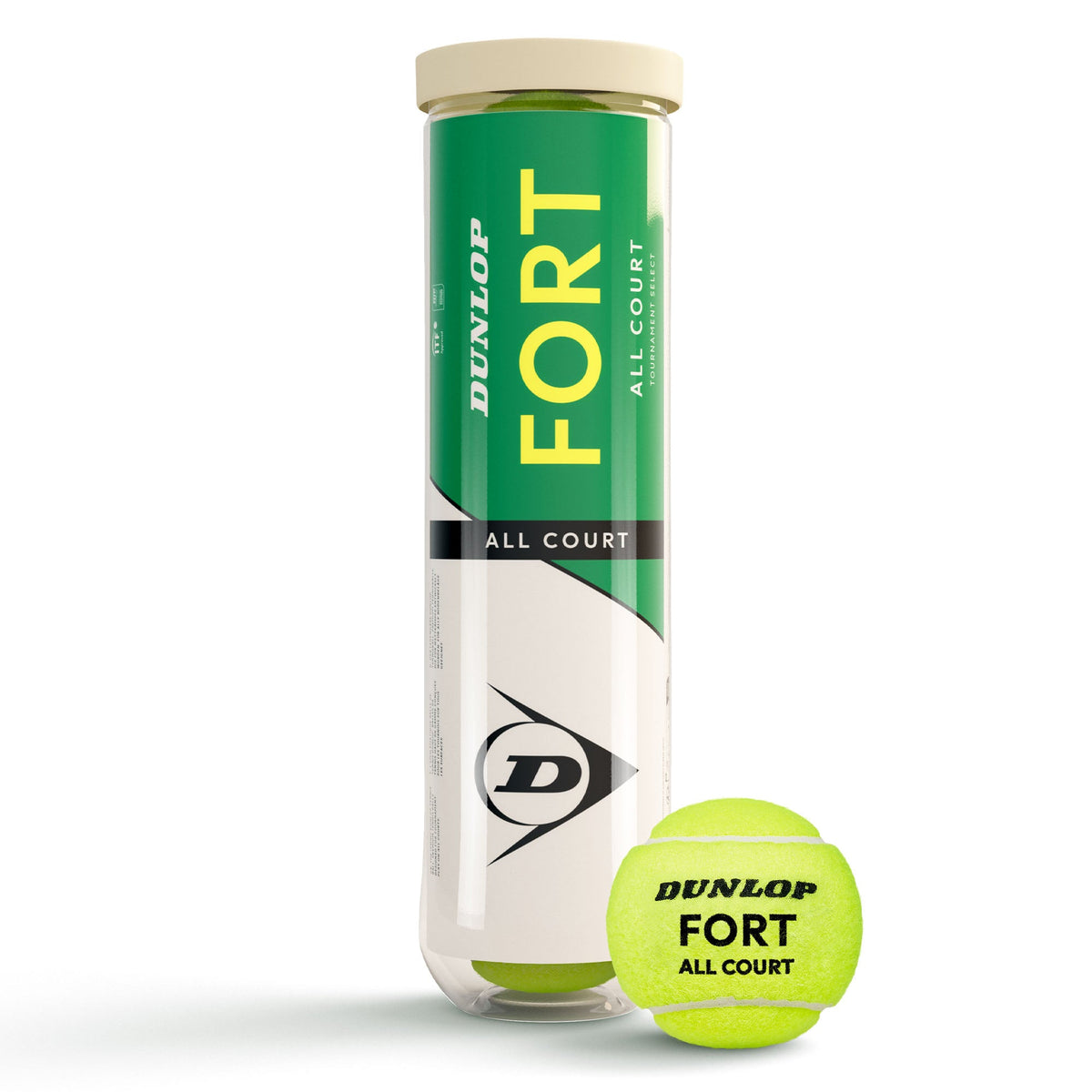 Dunlop Fort All Court Tournament Tennis Balls - Dunlop