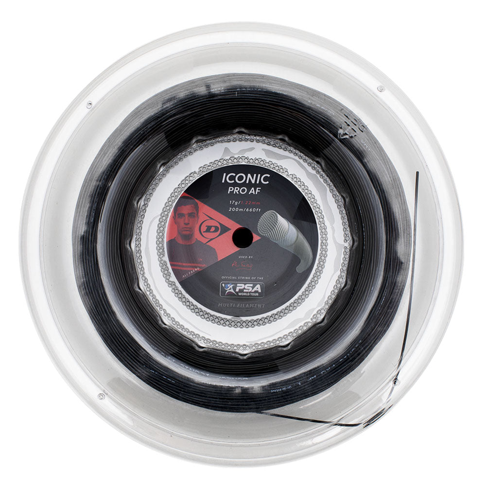 Dunlop Iconic Pro AF 17G Squash String - 200m Reel - Dunlop