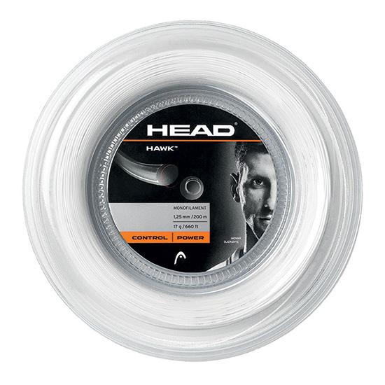 Head Hawk Tennis String - 200m Reel | White - Head